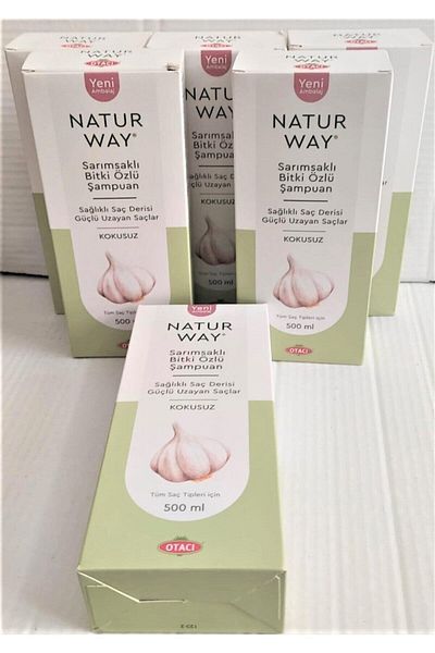 Otacı Naturway 500 ml Garlic Shampoo - Pack of 6