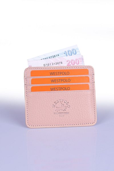 Fiyaka West Polo 49 Γνήσιο δέρμα Unisex Card Powder