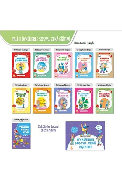 Nesil Yayınları Tali - Social Intelligence Training with 3 Stories 10 Book Se...