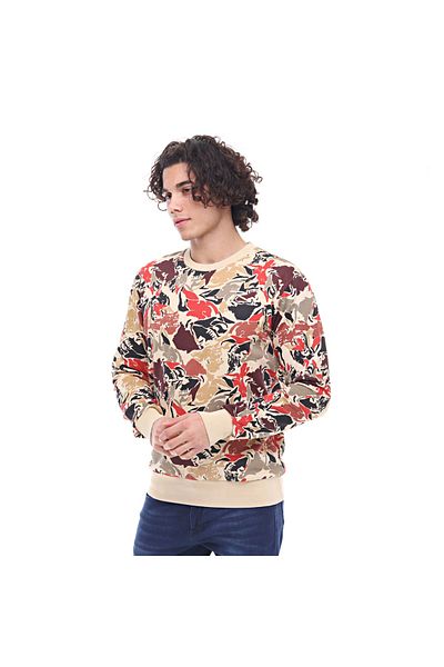 raru Ανδρικό φούτερ Fortuna Beige