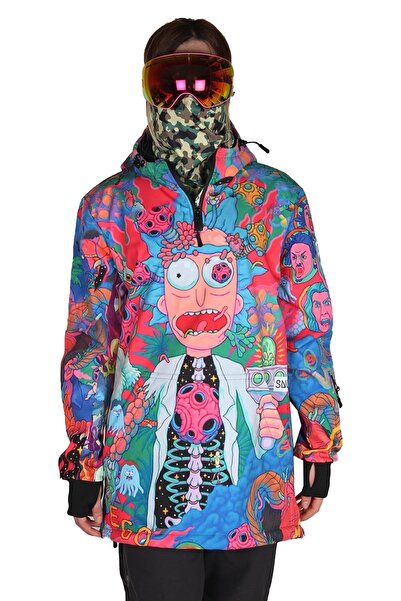 SNOWSEA Rick And Morty Snowboard Montu, Ss7917, Kayak Ve Kar Montu