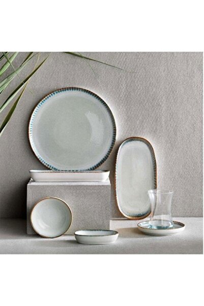 Schafer Okaliptüs 32 Parça Kahvaltı Takımı Yeşil