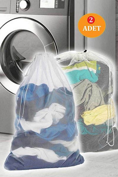 RevuBaby Laundry Net - 60x40 Cm with 2 Name Writing Tags