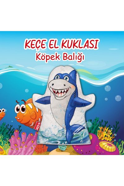 Tox Shark Wild Animals Felt Hand Puppet T129, Educational Toy