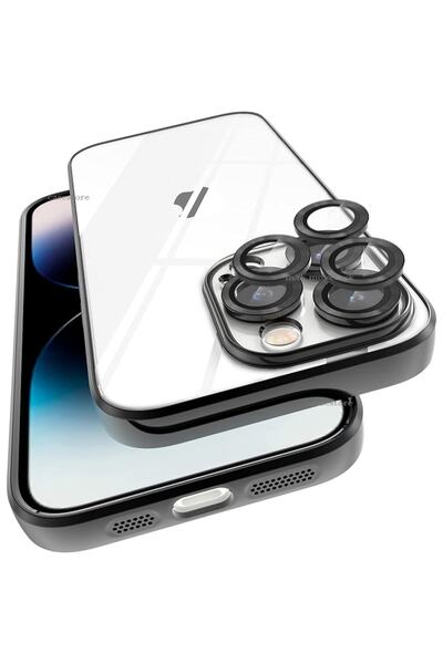m.tk moveteck Iphone 13 Pro Max Kamera Lens Koruyuculu Kılıf Ultra Slim Ince ...