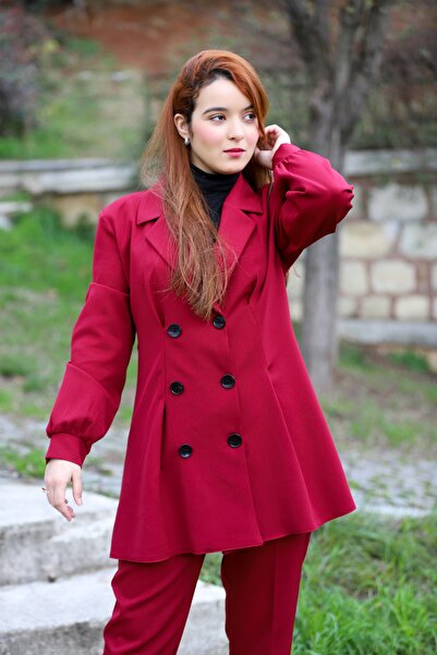 modayiğit Oversize Ceket Pantolon Takımı