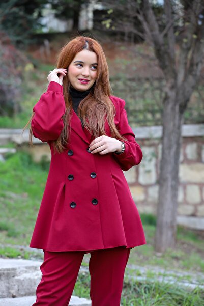 modayiğit Oversize Ceket Pantolon Takımı