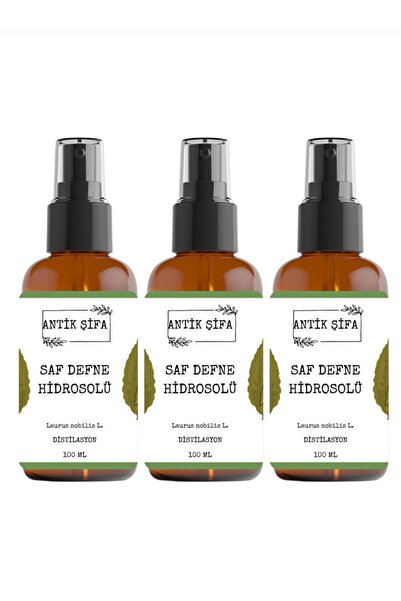 Antik Şifa Saf Defne Hidrosolü 300 Ml - (3 X 100 Ml Defne Suyu)