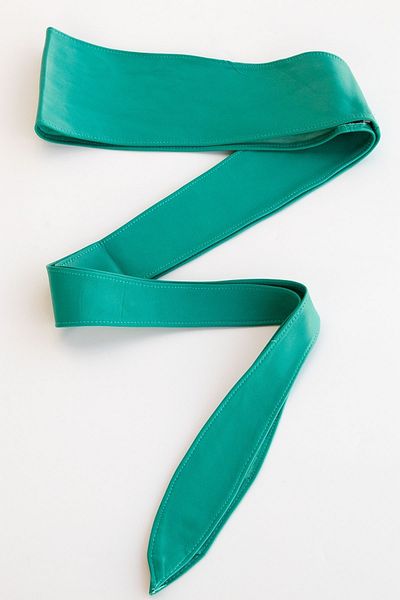 Lila Rosa Genuine Leather Lacing Belt