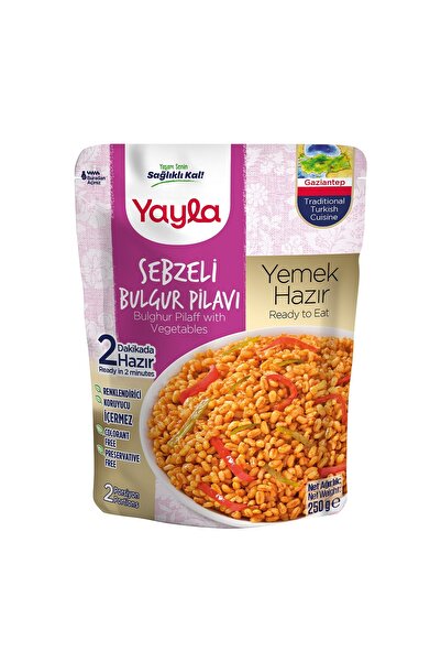 Yayla Yemek Hazır Sebzeli Bulgur Pilavı 250 Gr