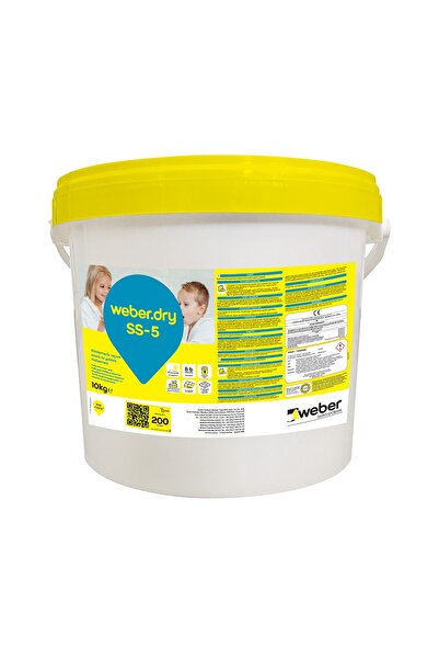 WEBER Dry Ss-5 Kullanıma Hazır Su Yalıtım Malzemesi 10 Kg (beyaz)