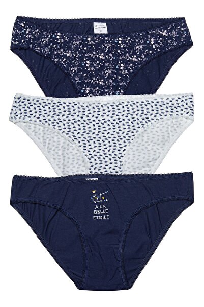 Penyemood Penye Mood 3 Lü Desenli Külot Takımı