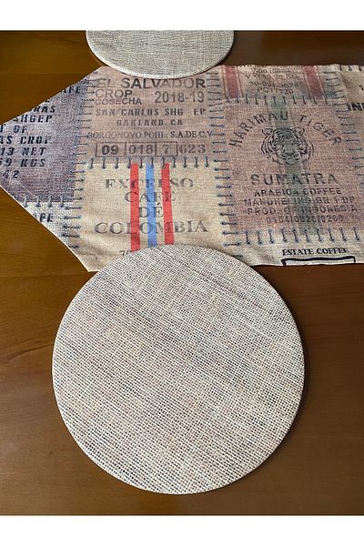 Papuli Geometric Patterned Runner and 6-Piece Upholstery Set