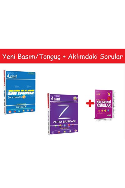 Tonguç Yayınları Tonguç 4. Sınıf Matematik Dinamo Soru Bankası & 4. Sınıf Tüm...