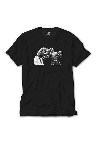Z zepplin Μαύρο μπλουζάκι Mike Tyson Art Of Fight
