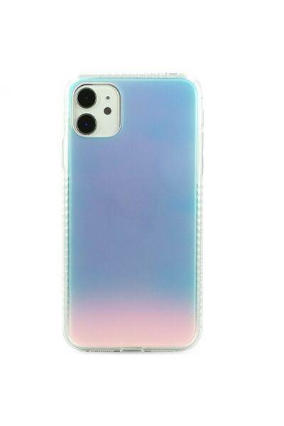 HappyCase Iphone 11 Bukalemun Kılıf Hologramlı Her Açıdan Farklı Renk Mat Dok...