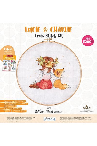 LİLYHOBBYLAND Cross Stitch Wooden Pulley Kit 27.5 Cm