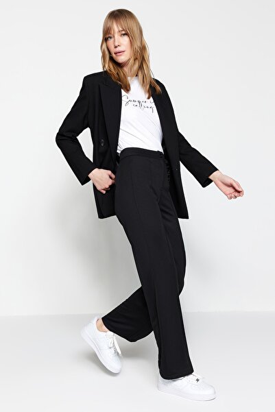 Trendyol Modest Sweatpants - Black - Straight