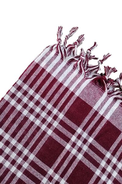 BB Concept Blue Home Claret Red Multi-Purpose Tablecloth Tablecloth
