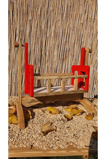 hutpoint Ahşap Oyuncak Ahşap Beşik El Yapımı Doğal