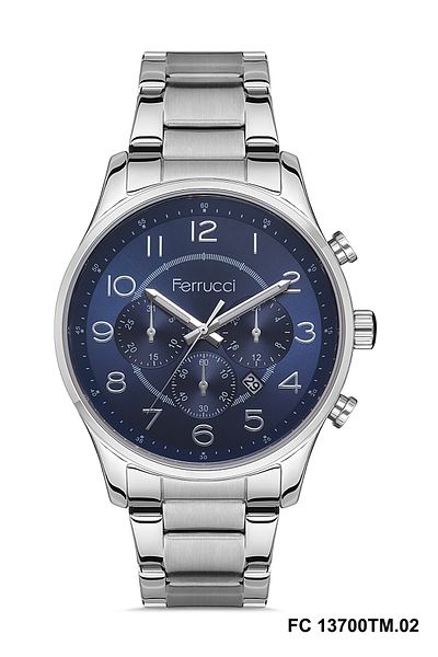 Ferrucci Men's Wristwatch - Metal Design