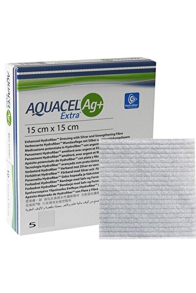 Convatec Aquacel Ag Plus Ekstra 15cmx15cmgümüşlü Hidrobifer Yara Örtüsü