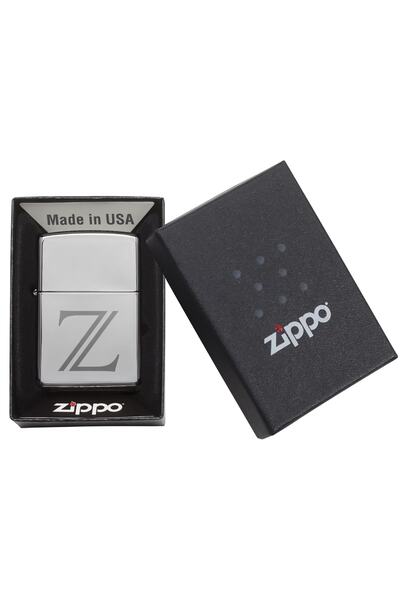 Zippo Çakmak Z Harf Gümüş Gri