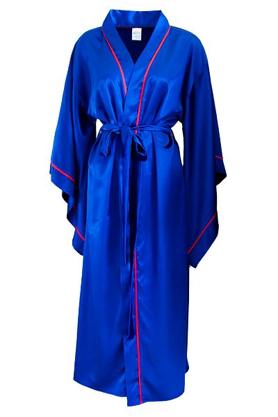 Mita Concept Saks Blue Bat Sleeve Kimono