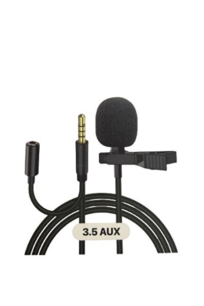 Snopy Yaka Mikrofonu 3.5mm Aux Jack 1.5 Metre Kablo Youtuber Yaka Mikrofonu Sn-mtk25