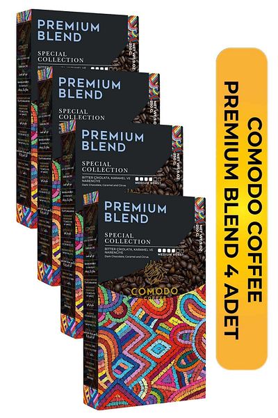 Comodo Coffee Premium Blend Barista Selections 250gr X 4 (1000gr) Core Filter Coffee