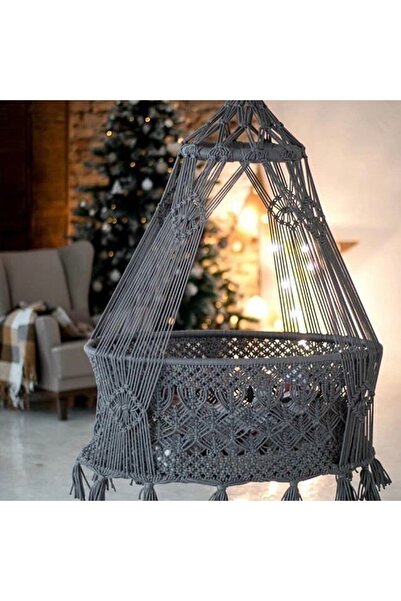 EdaTasarım Makrome Beşik "gece" 100x50x45cm