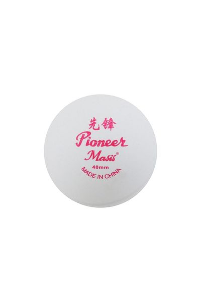 Masis 12 Pin Pom Ball Pioneer 40 Mm White - (12 Pieces) White