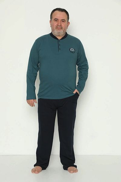 OverPazar Ανδρικά Σετ Πυτζάμες Plus Size Xl 2xl 3xl 4xl Μέγεθος Πυτζάμες Ανδρικές Πυτζάμες Plus Size