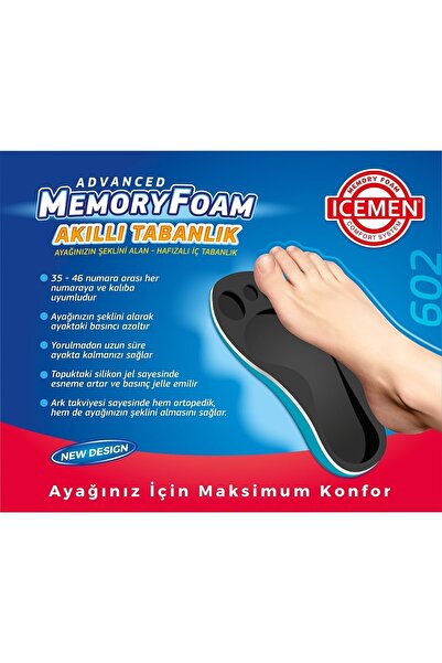 Iceman Icemen Memory Foam Akılı Tabanlık