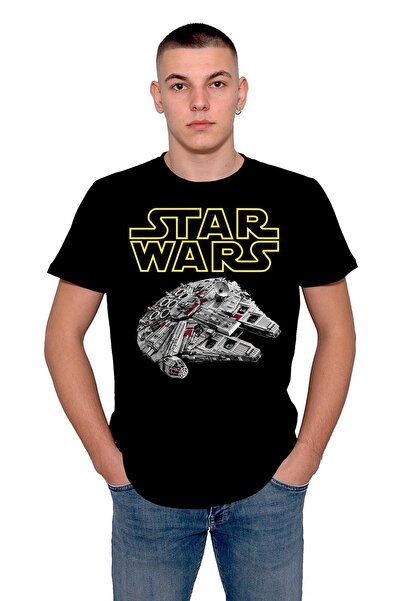 baskwear Star Wars Millenium Falcon - Tricou unisex Cosmos