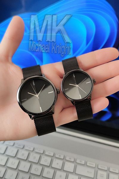 Michael Knight Dear Couple Wristwatch 2 Watches in Special Box
