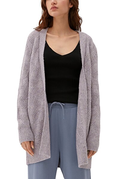 QS by s.Oliver Cardigan - Gray - Regular fit