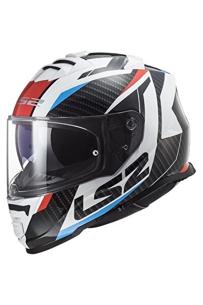 LS2 Storm 2 Racer Blue Red Motorcu Kaskı Uyumlu