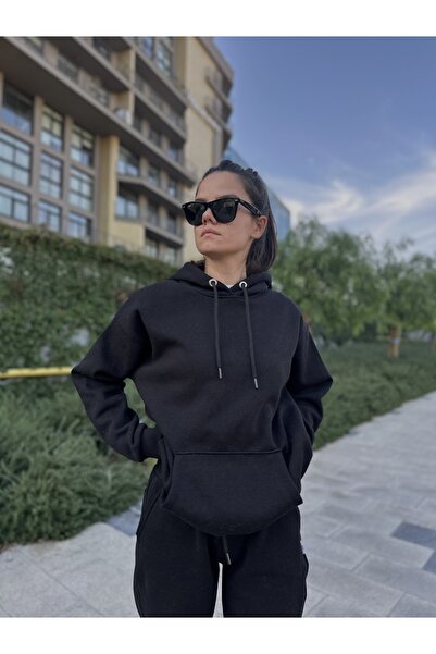 Combineman35 Γυναικείες αθλητικές φόρμες με κουκούλα στο κάτω μέρος με 3 κλωσ...