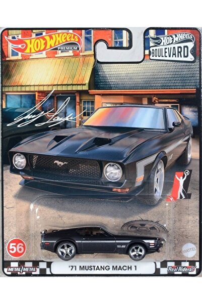 HOT WHEELS 2022 New - Yeni 71 Frd Mustang Mach 1 Boulevard 1:64 Ölçek Hotwhee...