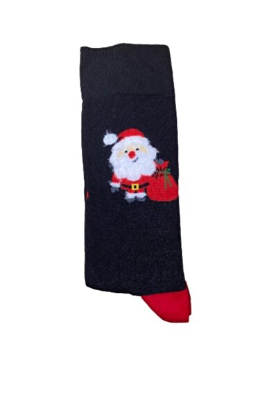 SayaSocks Erkek Yeni Yıl Noel Baba Çorabı Yılbaşı