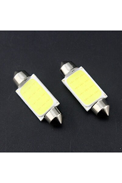Compax 10 Adet Oto Tavan Led Sofit Led Plaka Lambası 39mm 12v Beyaz
