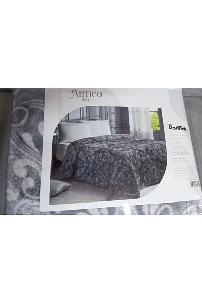 Özdilek Antico Gray Single Blanket