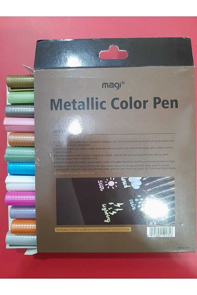 gebzeli Metallic Pencil Set of 12