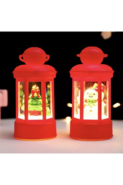 Happystore Fener Küçük Noel Dekorasyon Işıkları Kardan Adam