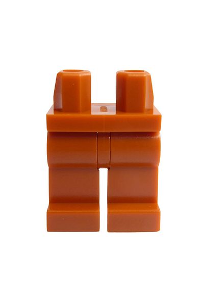 LEGO Dark Orange Single Color Minifigure Leg Pants - Original Accessory, 1 Piece