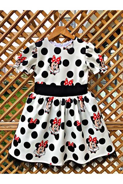 EYLÜL ELİF BUTİK Eylul Elif Boutique Minnie Mouse Sa deznom Haljina za devojčice