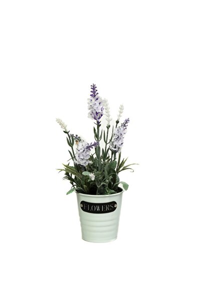 Genel Markalar Saksıda Yapay Lavanta 28 Cm