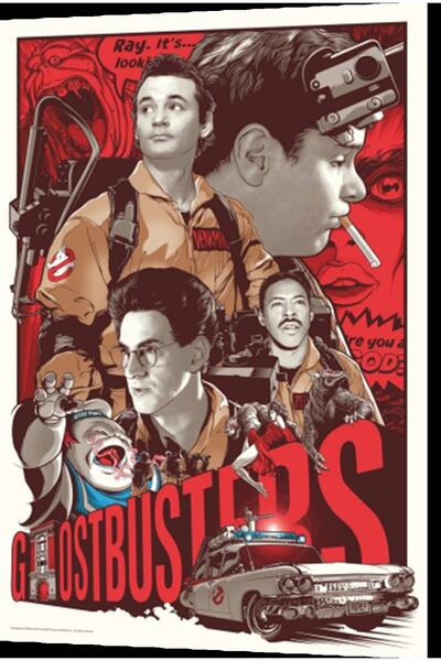 Hayat Poster Poster retro din lemn Ghostbusters Cinema