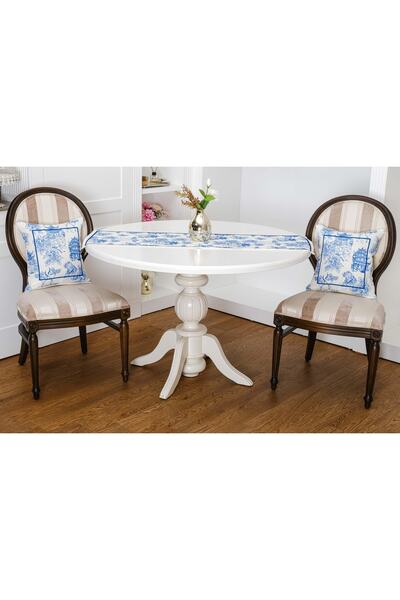 Finezza Фестивальний набір з 3 предметів: кремовий бігун, подушка та накидка ...